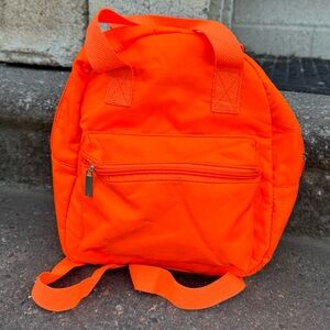 mini orange backpack 🍊